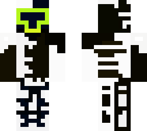 black and whith armor