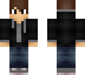 black hoodie boy