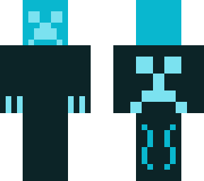 blue and black creeper