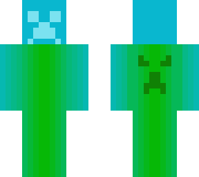 blue and gren creeper