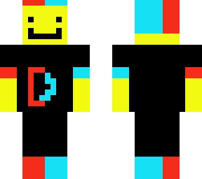 blue and red