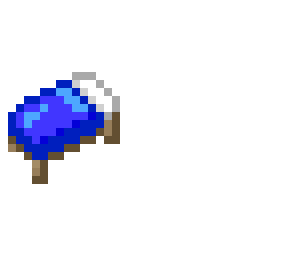 blue bed