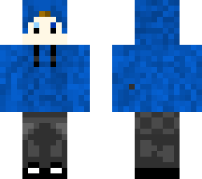 blue hoodie boy