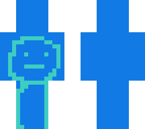 blue man
