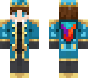blue robed king