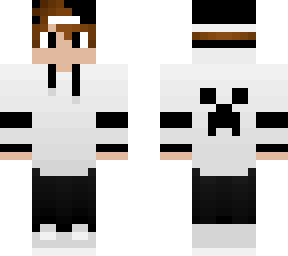 boy - white hoodie