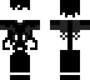chaotic black and white