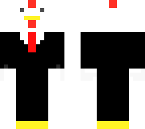 chicken in suit