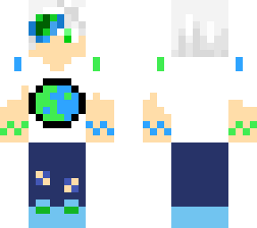 earth green and blue ying yang girl w/ pastel rainbow bottom shoes