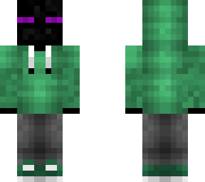 enderman with removeable  hood