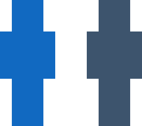 flat blue colors :)