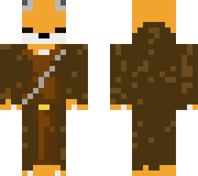 fox whit brown coat