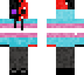 half enderman half mushroom cow (transgender)