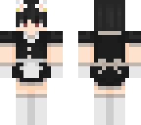 maid boy with cat ears
