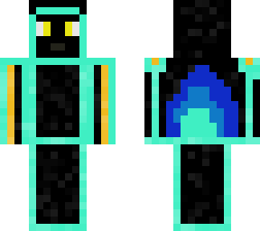 masked fire man (cyan)