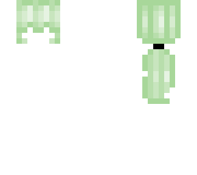 mint green hair