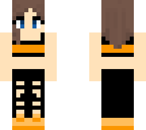 orange race girl