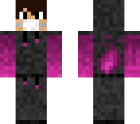 pink flame guy with mask