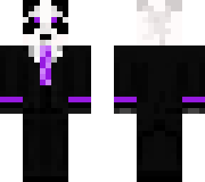 purple panda suit