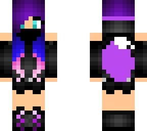 purple wolf girl