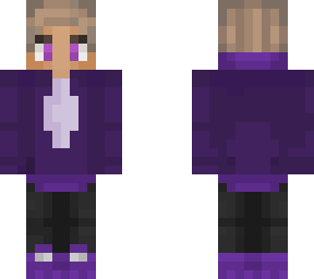 purpled in a suit