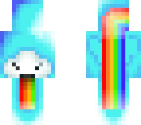 rainbow barfing