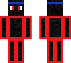 red and blue ninja