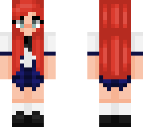 red hair school girl