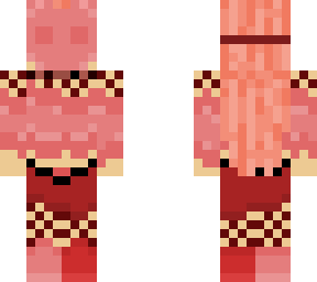 red-ish bunny mask