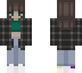 short hair skater girl