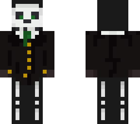 skelly with suit