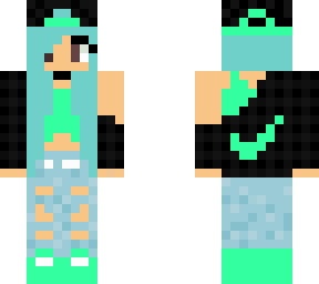 teal nike skin