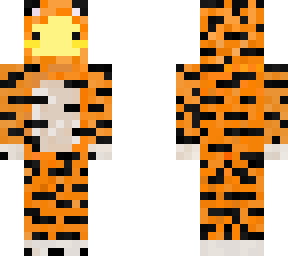 tiger onesie with lemon face :)