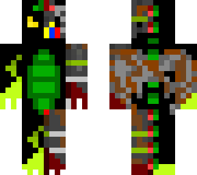 worn cybernetic dragon