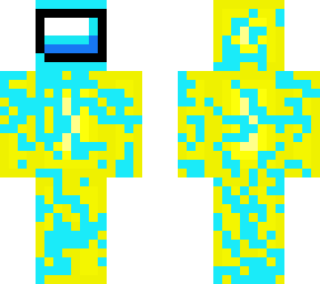 among us aqua and yellow