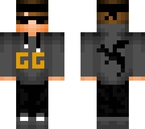 back dragon with cool glasses and gg
