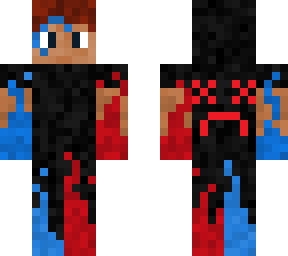 blue and red me