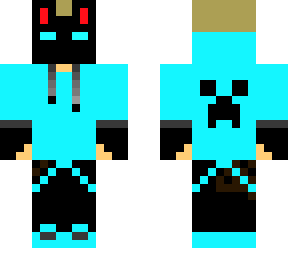 blue gamer with black mask