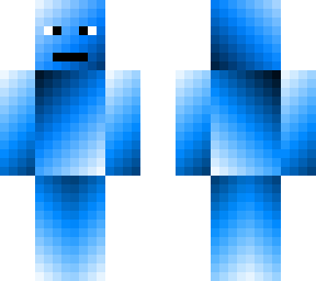 blue gradient with face