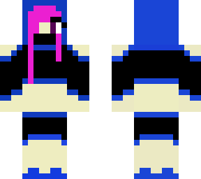 blue schadow woman