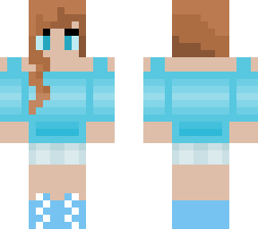 blue summer girl