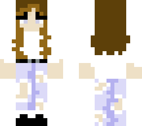 brune  girl with long hair