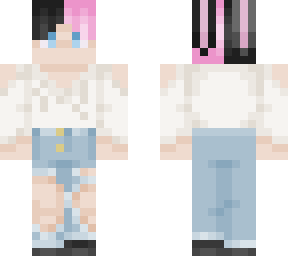 bunny boy in blouse, black and pink ver.