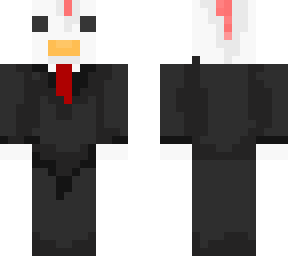 chicken in a suit