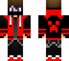 cool red gamer boy