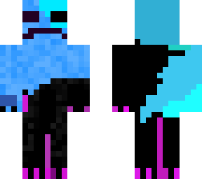 corrupted fox (cyan)