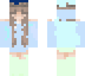 cute blue and green girl -dream- and -george-