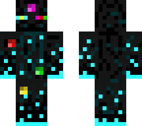 cyan gemmed ender man