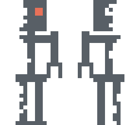 destroyed robot