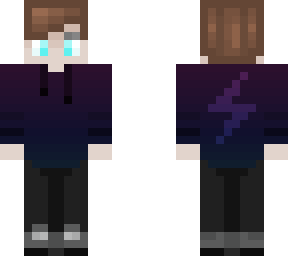 glow hoodie effect boy